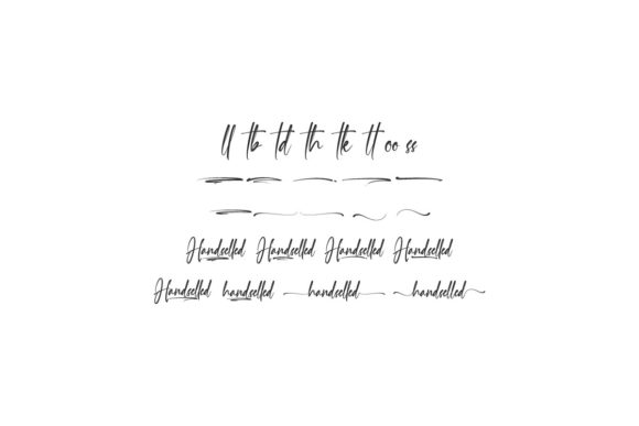 Handselled Font - Preview 4