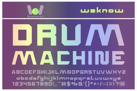 House Music Font PNG with transparent background - Preview 1