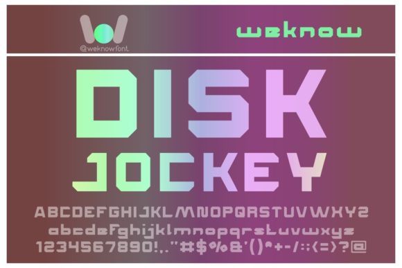 House Music Font PNG with transparent background - Preview 3