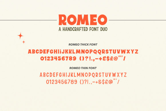 Romeo Duo Font PNG with transparent background - Preview 5