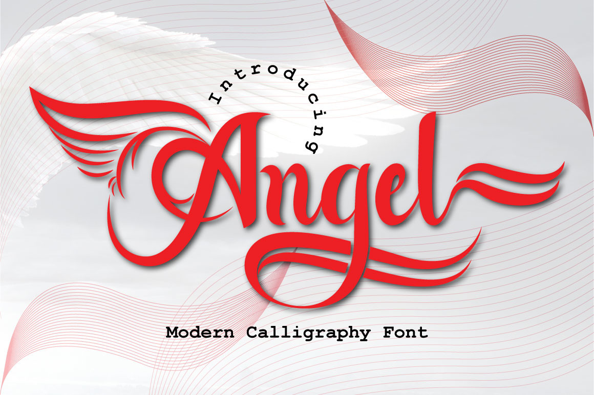Angel Font by Arzaq's Studio · Creative Fabrica