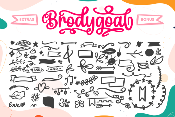 Brodygoal Font - Preview 2