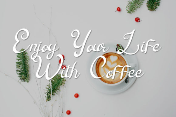 December Signature Font PNG with transparent background - Preview 3