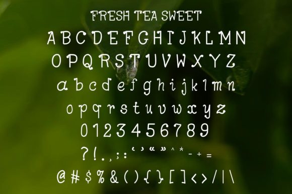Fresh Tea Sweet Font - Preview 4