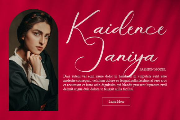 Kassandra Claudia Font PNG with transparent background - Preview 2