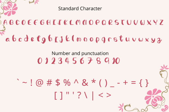 Little Lady Style Font PNG with transparent background - Preview 1