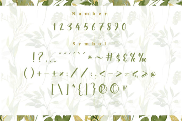 Peace of Soul Font font preview - 6