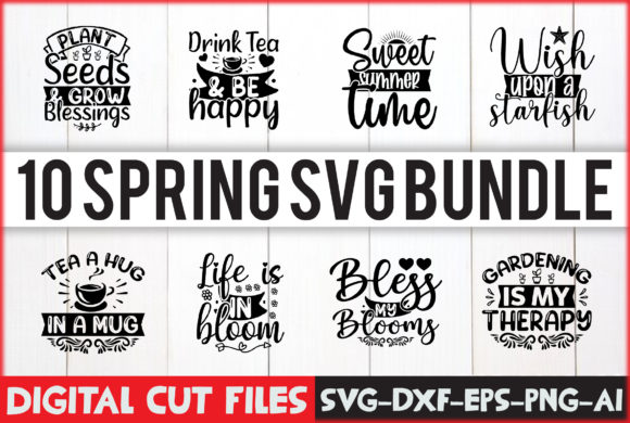 Spring Svg Bundle Graphics