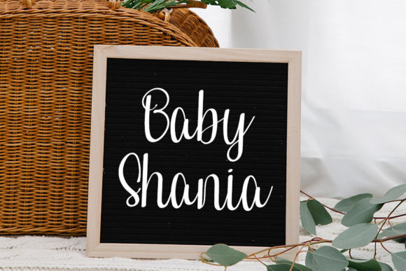 Baby Shower Font - Preview 2