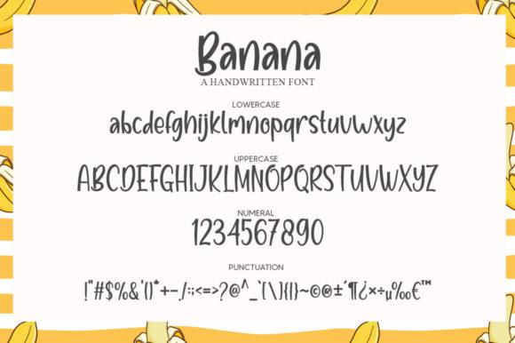 Banana Font - Preview 5