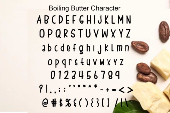 Boiling Butter Font - Preview 4