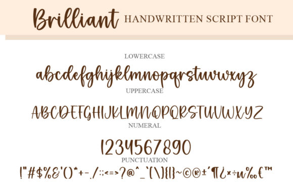 Brilliant Font - Preview 4