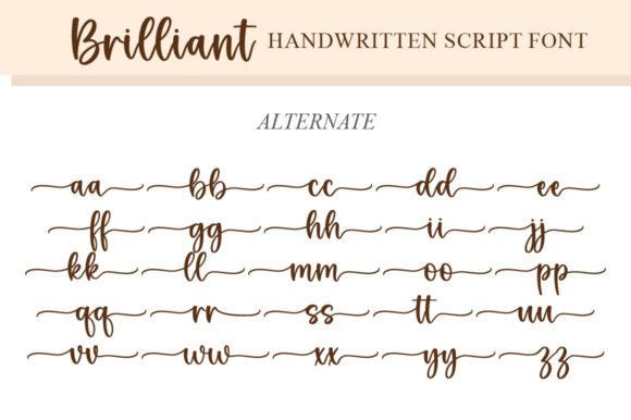 Brilliant Font - Preview 5