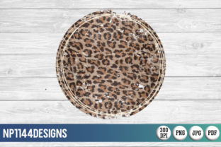 Distressed Leopard Frame Background Graphic by NP1144Designs · Creative ...