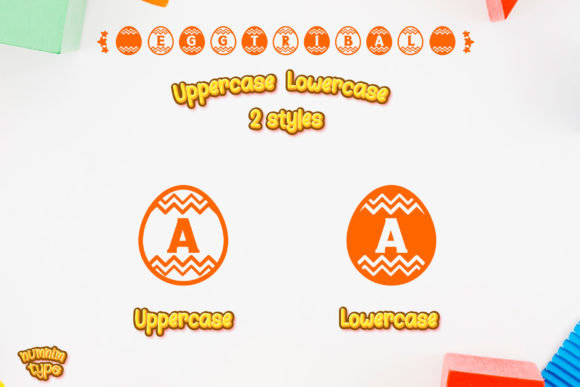 Easter Egg Tribal Font - Preview 1