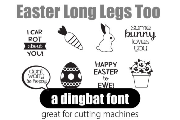Easter Long Legs Font - Preview 2