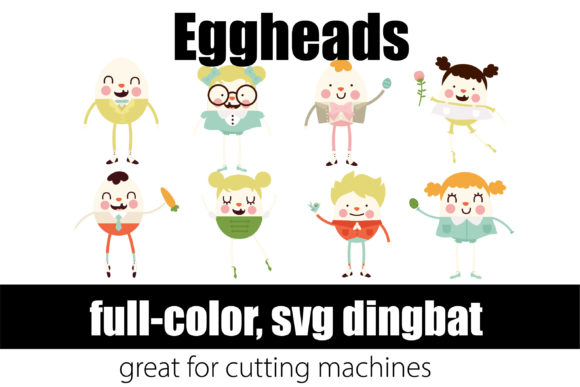 Eggheads Font PNG with transparent background - Preview 2