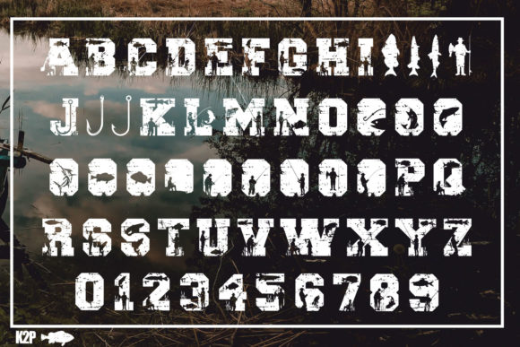 Go Fishing Day Font font preview - 3
