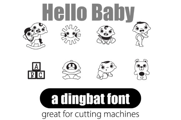 Hello Baby Font - Preview 1