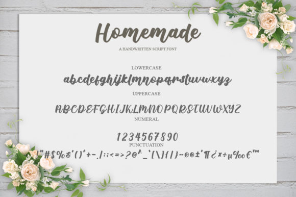 Homemade Font - Preview 4