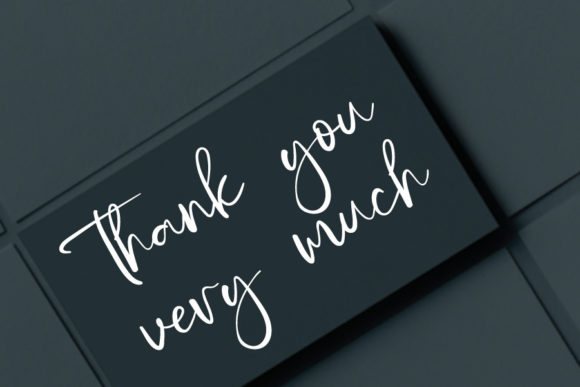 Jully Signature Font PNG with transparent background - Preview 4