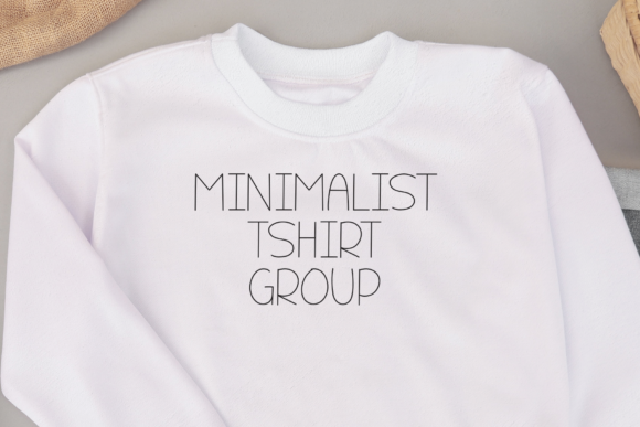 Minimalest Font PNG with transparent background - Preview 4