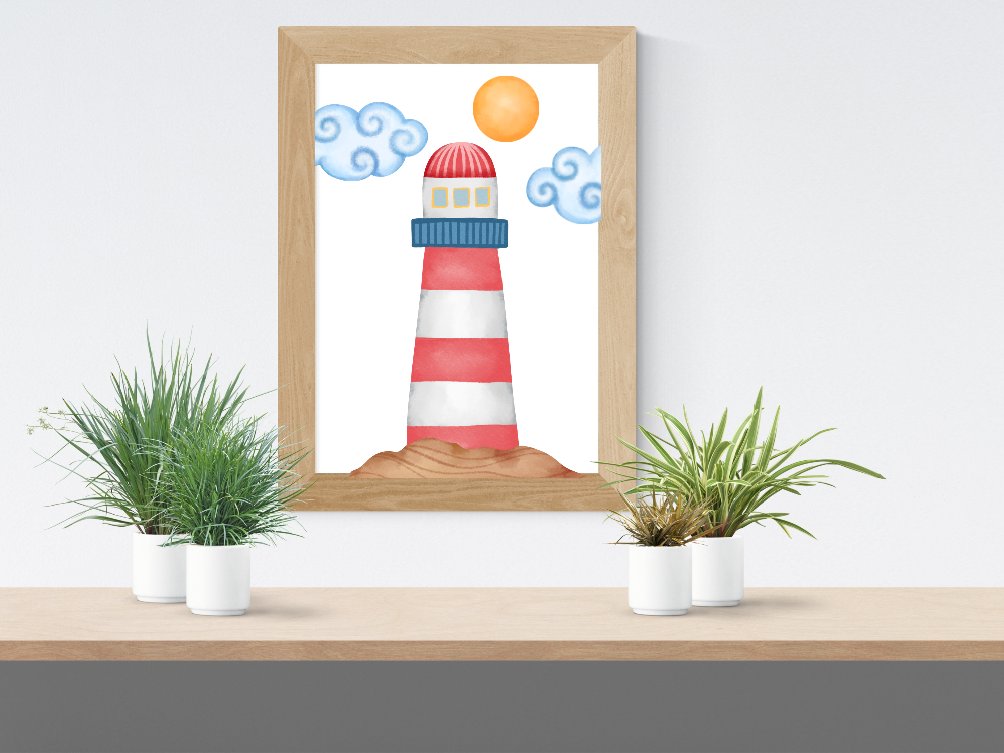 Nautical Ocean Elements Watercolor - photo 7