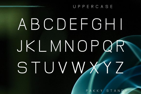 Pakky Standy Font PNG with transparent background - Preview 1