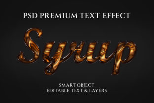 Syrup Text Effect Design Graphic by Pixel Bytes · Creative Fabrica