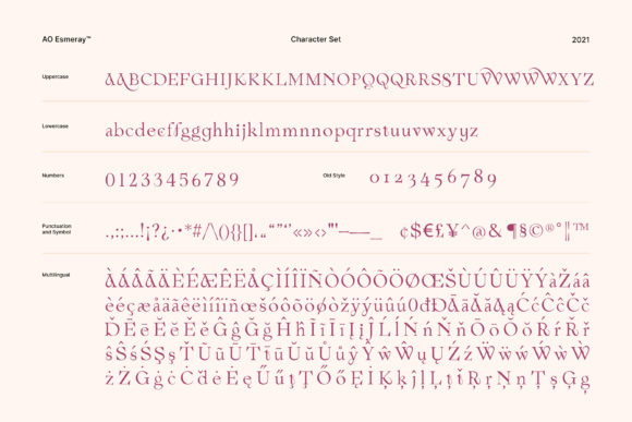AO Esmeray Font - Preview 1