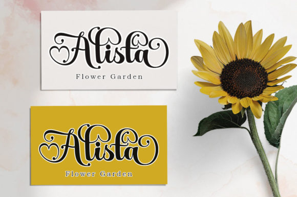 Alista Script Font - Preview 4