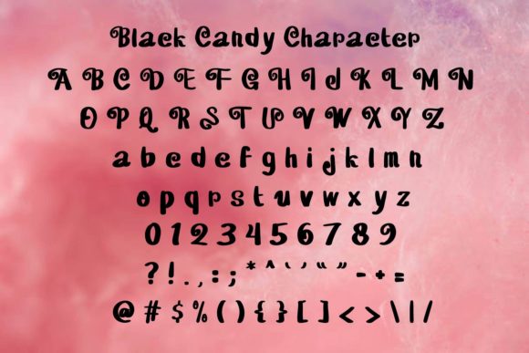 Black Candy Font - Preview 4