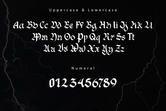 Black Rain Font - Preview 2