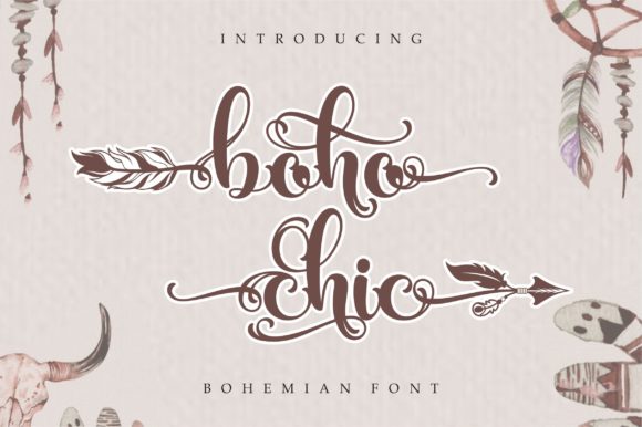Boho Chic Font - Preview 1