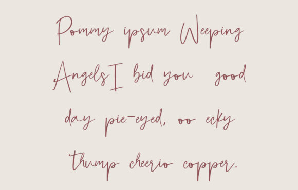 Coffee Font - Preview 3