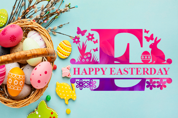 Easterday Monogram Font - Preview 3