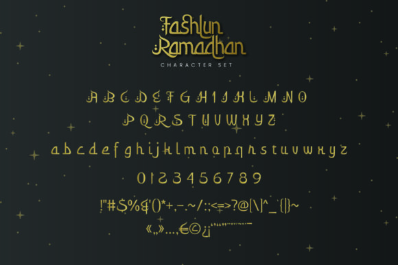 Fashlun Ramadhan Font - Preview 5