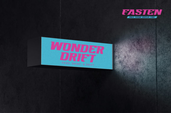 Fasten Font PNG with transparent background - Preview 1