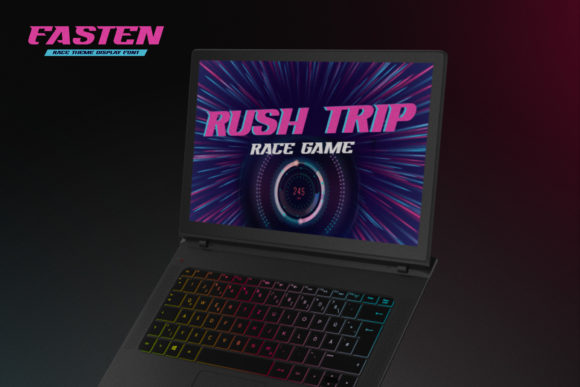 Fasten Font PNG with transparent background - Preview 5