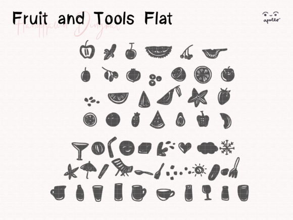 Fruits and Tools Font - Preview 2