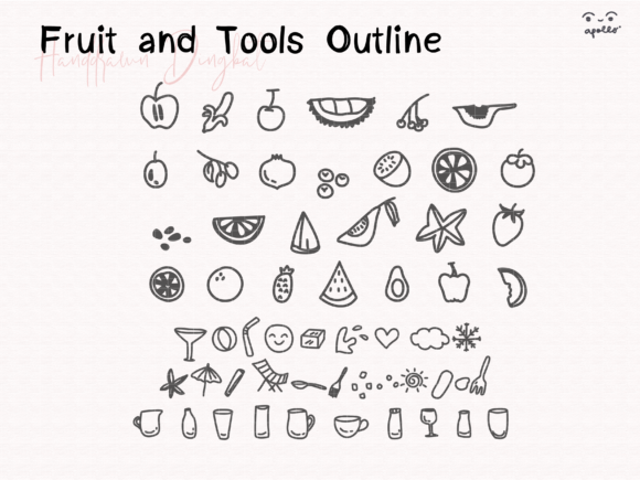 Fruits and Tools Font - Preview 2