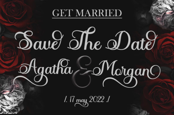 Gabryel Font PNG with transparent background - Preview 3