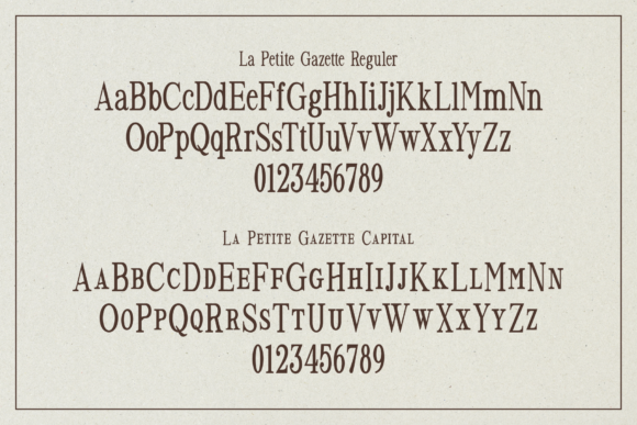 La Petite Gazette Font PNG with transparent background - Preview 3