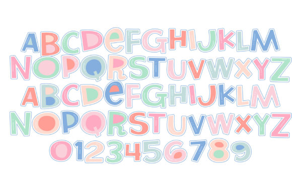Life Path Font PNG with transparent background - Preview 1