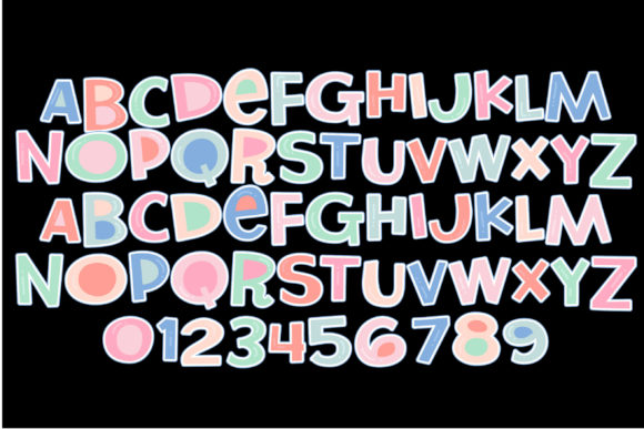 Life Path Font PNG with transparent background - Preview 2