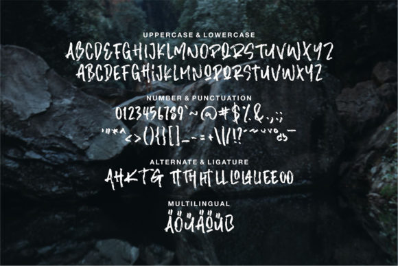 Mako Font PNG with transparent background - Preview 5