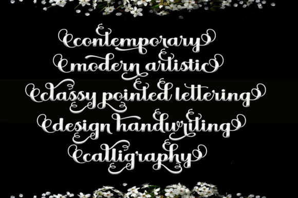 Martha Script Font PNG with transparent background - Preview 5