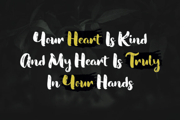 Milbrush Font PNG with transparent background - Preview 4