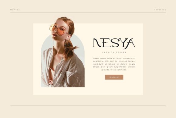 Monesa Font PNG with transparent background - Preview 1