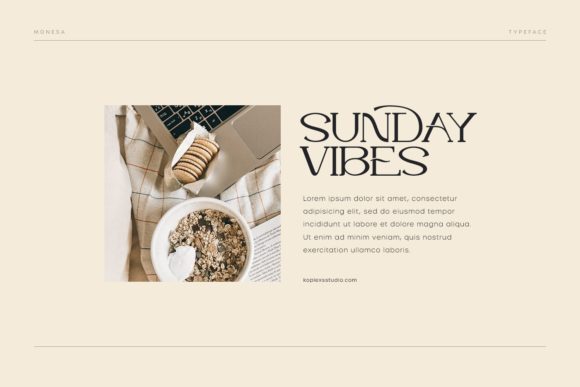 Monesa Font PNG with transparent background - Preview 2